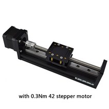리니어모터 가이드모터 CNC 3D 프린터 미니어처 선형 가이드 키트 T8 사다리꼴 스크류 피치 2mm8mm 슬라이, 02 T8_06 8mm Pitch--100MM