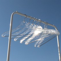지엔디스플레이 옷가게 세탁소 정장 코트 패딩 플라스틱옷걸이 바지걸이 아기 유아 한벌걸이 모음 옷걸이, 1개, 7. 투명 플라스틱옷걸이(5묶음) -남성용