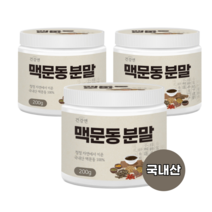 국내산 맥문동차 가루 효능 맥문동 뿌리 분말 먹는법 200g 3통