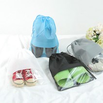 디더스트백 05 전면투명 부직포가방 10장-타포린백 쇼핑백 파우치, 2호_32X44(10장) 1.블루