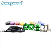 문콕 범퍼 가드 범용 JDM 비밀번호 알루미늄 퀵 릴리스 패스너 펜더 와셔 혼다 시빅 인테그라용, green