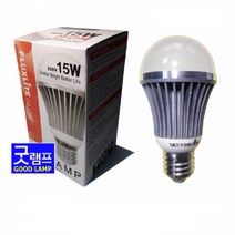 플럭스라이트 15W LED전구, 전구색
