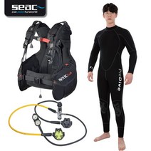 쎄악섭 스쿠버다이빙 클럽 풀세트 전문 다이버용, S/L