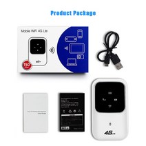 휴대용와이파이 와이파이 에그 라우터 모바일 광대역 무선 핫스팟 잠금 해제 모뎀 - :, 4g LTE 화이트