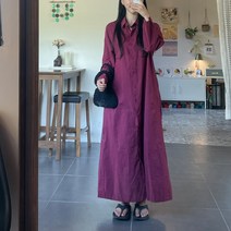 츠츠마켓 롱 셔츠 베이직 원피스