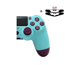 조이패드 게임패드 가정용 ps3 controle 용 playstation 4 slimpro 콘솔 조이스틱 용 ps4 컨트롤러 용 블루투스 무선 게임 패드 지원, 트블루, 협력사