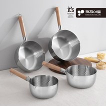 키친아트 IH 편수냄비 스텐 각종요리 인덕션사용가능, 키친아트 해머톤편수냄비_16cm