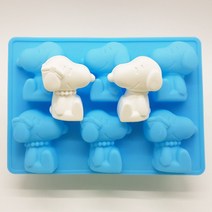 제이앤메이드 커플 스눕독몰드 실리콘몰드 6구