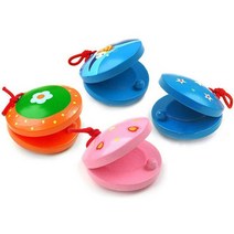 시둥마켓_아기장난감 마라카스 리듬악기세트 신나는 재미있는 아이들이좋아하는 돌선물 사랑의 는놀이 원목 탬버린 음악교구 캐스터네츠 돌장난감, 남아용(랜덤)