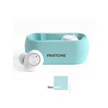 PANTONE 팬톤 TWS 블루투스 무선 이어폰 정품, 네오민트