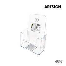 카탈로그꽂이 1단 안내문 메뉴판 전시홍보물 상품안내 A5꽂이 꽂이 스탠드꽂이 종이꽂이 안내문꽂이 매장디스플레이 진열 매장용꽂이 쇼케이스 POP꽂이 아크릴케이스, 카탈로그꽂이A5(1단) 4597