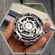 5축 연결 핑거팁 자이로 풀 스켈레톤 디자인 피젯 스피너 메탈, 03 Titanium Polishing
