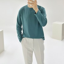 아도르클래식 유즈 부드러운 기모 라운드 이너 긴팔 티셔츠