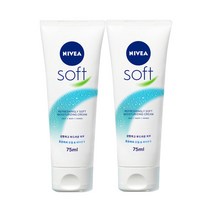 니베아 소프트 인텐시브 크림 75ml x2, 소프트 모이스처라이징 크림 75ml x2개
