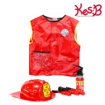 소방관 조끼 모자 소화기 역할놀이 세트 유치원행사 진로체험