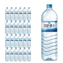 지리산 맑은샘 생수 천연 암반수 2L x 24병