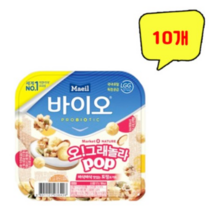 매일유업 바이오 오 그래놀라 POP 127g x 10개, 1개