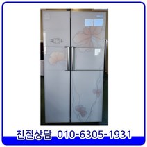 LG 디오스 양문형 중고냉장고 강화유리 홈바형 766L