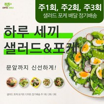 [삼시세끼] 빅 대용량 샐러드 포케 요거트 건강도시락 [ 샐러드포케 정기무료배송 ], 주1회 목, X, 1개