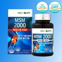 MSM 2000 트리블 케어 1개월분 MSM 뼈 관절 건강 식이유황 엠에스엠, 단품, 단품