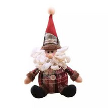 크리스마스소품 크리스마스 장식 인형 산타 클로스 엘크 창 용품 어린이 선물 55cm, 5 28cm Santa Claus