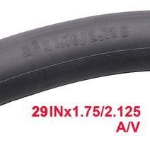 자전거 자전거 타이어 12/16/20/24/26 인치 내부 튜브 Schrader 타이어 1.75/2.125 인치 너비 자전거 사이클링 타이어 MTB 용 고무 튜브, 29인치 떨어져