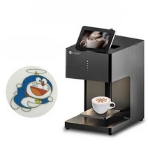 EVEBOT 라떼아트머신 개인카페창업 3D 푸드 프린터기 한글지원, 화이트 EB-FT4 흑백인쇄 라떼아트 머신