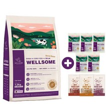 웰썸 고양이사료 그레인프리 인섹트 사료, 3.6kg(1.2kgx3개)+600g+순수크리미1팩