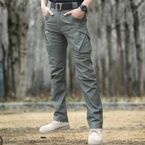 밀리터리 남자 군사 전술 바지 방수 카고 바지 남자 통기성 swat 군대 단색 전투 긴 바지 작업 조깅 s-5xl, XXL, 아미 그린, 협동사