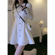 실크 아노락원피스 하객 셀프웨딩드레스 화이트셔츠원피스 휴양지 여름원피스 롱 화이트 원피스 퍼프소매 화이트플라워 부케받는사람옷