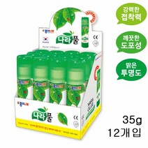종이나라 나라풀 35g 12개 1상자 고체풀 딱풀 문구, 종이나라 나라풀 35g 12개 1상자 고체풀 딱