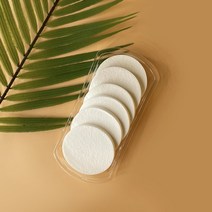 가온산업 IA_406 원형 퍼프 화이트 6P 아이엑트리스, 6개