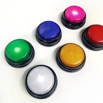 말하는 강아지 펫톡 LED 간식 녹음벨.스토어봄, 레드