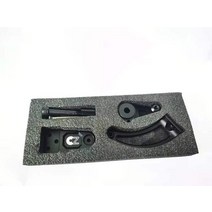 잘나가는Dualtron 1/2 울트라 전동 스쿠터 스티어링 안정기 댐퍼 장착 브래킷 키트, 01 Bracket accessories, 한개옵션1