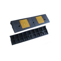 경사로 방지턱 안전 경사판 진입판 안전발판 고무 턱 노출 차량용 밀림, 100X25X8