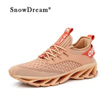 SnowDream 남성용 플라이 아웃솔 운동화 러닝화 shule-9115