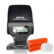 카메라플래쉬 사진 촬영 조명 카메라 후레쉬 MEIKEMK320 스피드라이트 플래시 TTL 소니후지필름 루믹스 용, Canon