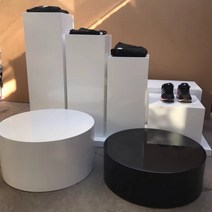 전시대 옷가게 디피 원형 사각형 진열대, 지름 80cm 높이 20cm