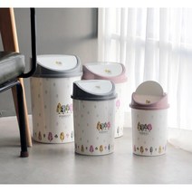 아이방 휴지통 미니 화장대 푸쉬, 1개, 이리나 휴지통 1호(3L)_핑크