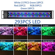 120cm 수족관 LED 가벼운 물고기 빛 수중 램프 수족관 장식 조명 심어 조명 EU 플매트 카펫 러그 IP68 방