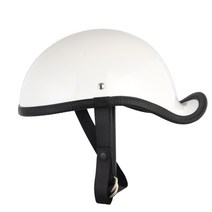 오더봇 티티앤코 반모 경량 꼬리 헬멧 TT503 클래식 레트로 바이크 할리 하프 페이스, S, 화이트