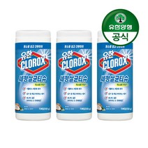 유한양행 [본사직영] 유한크로락스 세정살균티슈 브리즈&코코넛 70매x3개(총 210매), 559g, 1개
