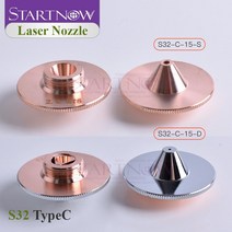 레이저헤드셋 Laser Head Set Startnow 파이버 레이저 커팅 노즐 액세서리 용접기 세라믹 헤드 홀더 부품 용 직경 32mm 레이저 커터 노즐, 02 S32-C-15-D_10 4.0