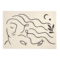 미끄럼방지매트 북유럽 스타일 거실 장식 카펫 가정용 넓은 영역 러그 침실용 푹신하고 클로크룸 두꺼운 미끄럼 방지 매트, [08] 200x300cm, [05] E