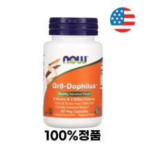 나우푸드 Gr8 도필루스 Dophilus 40억 유산균 60캡슐