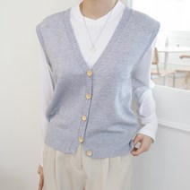 스타일디오 여성용 무드 단추조끼 Free