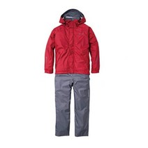 Shimano 시마노 레인슈트 비옷 바람막이 RA-027Q 낚시 우의 우비 점퍼, 레드