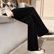 코듀로이 팬츠 팬츠 부츠컷 특이한 반바지 코로듀이팬츠 코로듀이 핑크골덴 핑크 골덴 키작녀골덴 여자 겨울 기모 두꺼움 헐렁헐렁 날씬해 보이다 학생 한국판 하이웨이스트 캐주얼