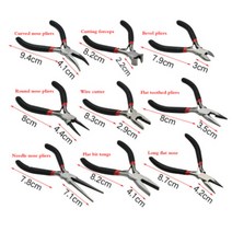 마켓모든 스냅링 플라이어 오물림 벌림 겸용 공구 직곡 교체 클립 모음, F, 1개