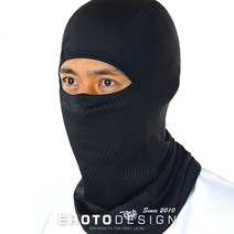 이호토 4계절용 자외선차단 김서림방지 M2 풀페이스바라클라바 프로, 블랙